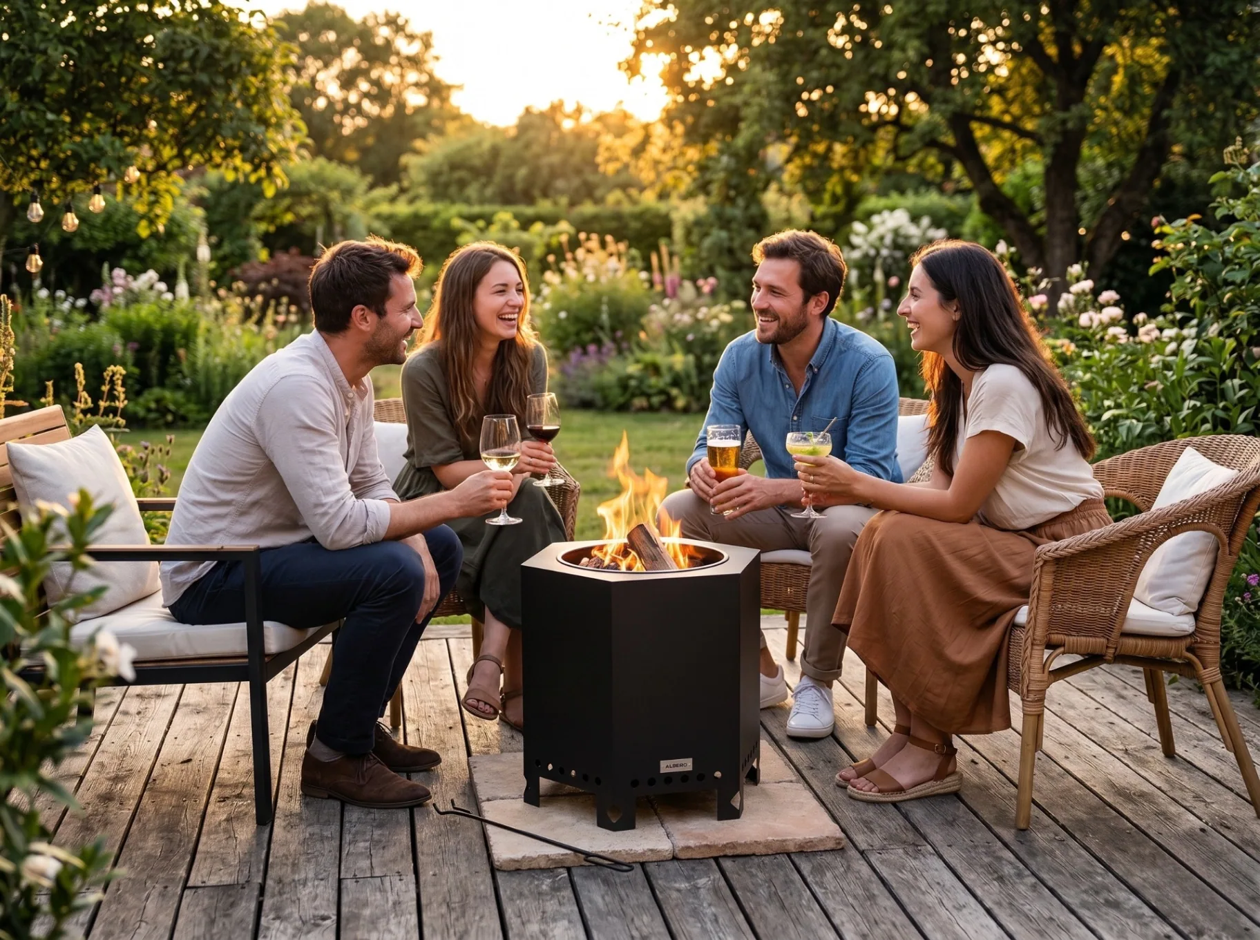 Soirée autour d'un brasero L'Art du Feu